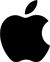 Monochrome Apple Logo
