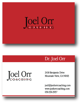 Joel Orr Business Cards