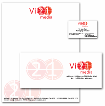 Vi21 Stationery Design