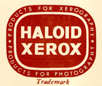 1957 Combined Haloid Xerox Logo