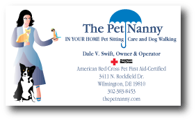 The Pet Nanny Business Card