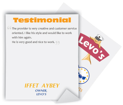 Logo Design Testimonial by Iffet Aybey