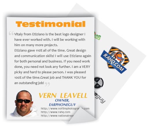 Vern Leavell Logo Design Testimonial