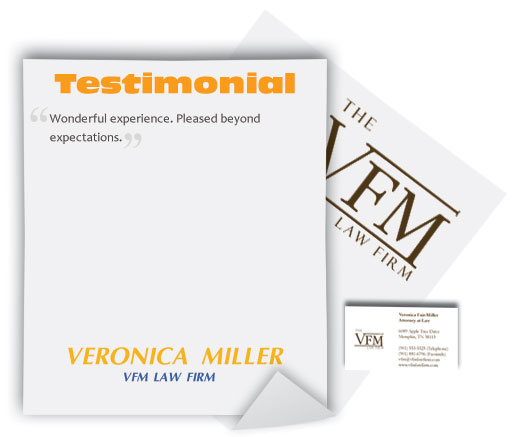Logo Design Testimonial VFM Law Firm